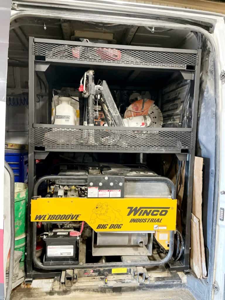 Custom Van Shelving